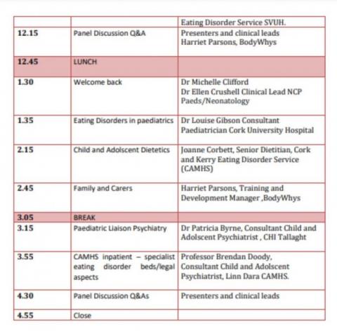 Eating Disorders Programme