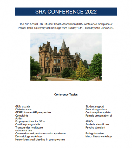 UK SHA Conference