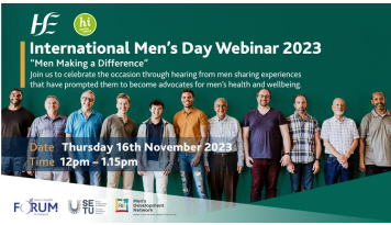 International Men’s Day Webinar 2023 “Men Making a Difference”