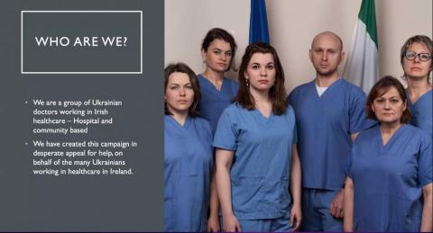 Humanitarian aid for emergency medical services in Ukraine.