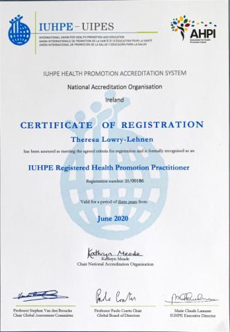 Certificate screenshot