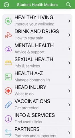 ISHA Student Health Matters App