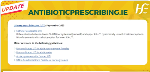 New updates on Antimicrobial use in Urinary Tract Infections (UTI).September 2023