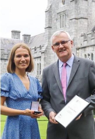 Dr Michael Byrne, Head of Student Health Department UCC. Recipient of the Windle Prize 2021/2022, School of Medicine UCC.