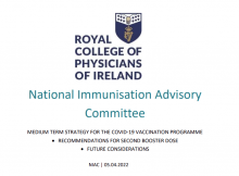 MEDIUM TERM STRATEGY FOR THE COVID-19 VACCINATION PROGRAMME • RECOMMENDATIONS FOR SECOND BOOSTER DOSE • FUTURE CONSIDERATIONS