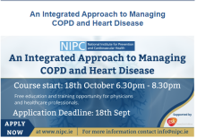 NIPC free 6-week online course "An Integrated Approach to Managing COPD and Heart Disease". 