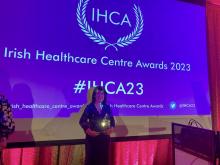 SETU Carlow Nurse Theresa Lowry Lehnen, wins two awards at the Irish Healthcare Centre Awards 2023