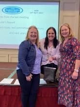 Nurse Eilish Corley and Nurse Caroline Kennedy Crawford from ATU Sligo, recipients of the Pauline Carbury memorial award 2023