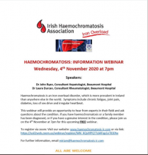 Haemochromatosis Information Webinar